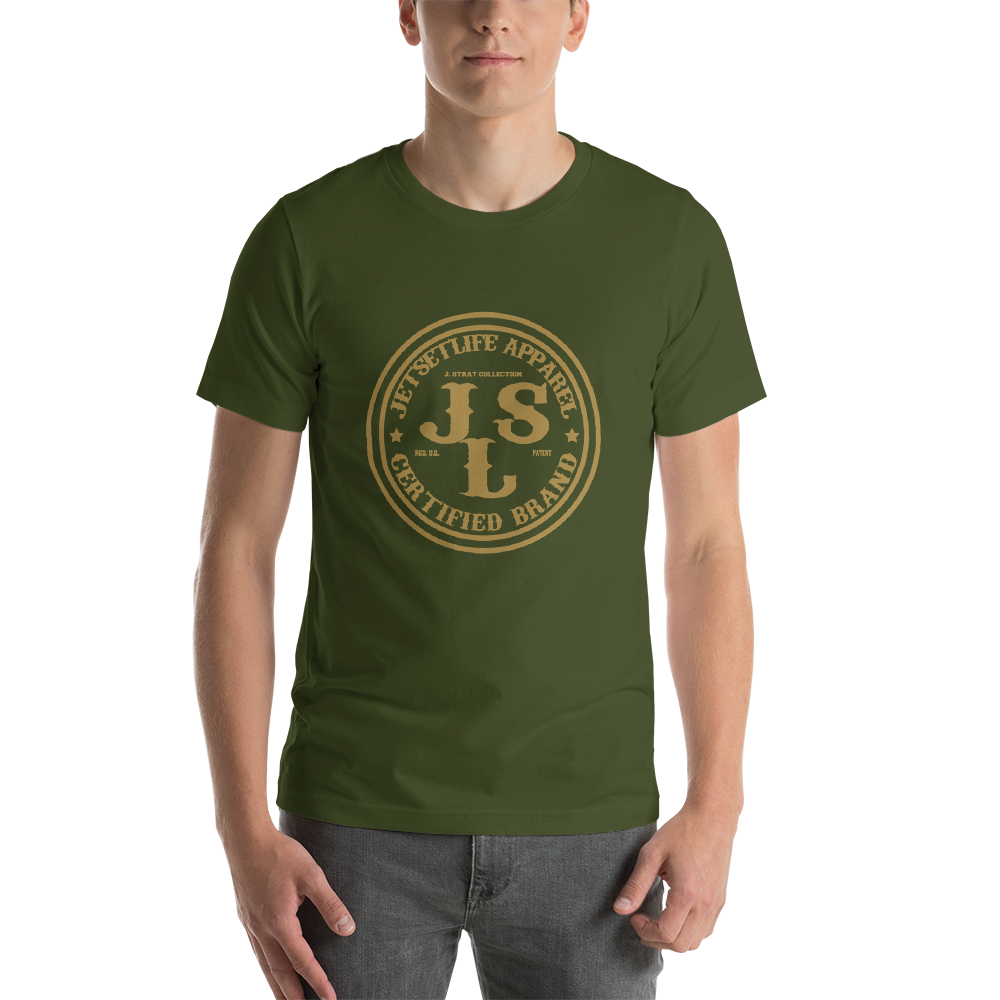 JSL ARMY & GOLD TEE