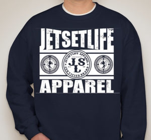 JetSet Life Apparel Sweatshirt (Navy Blue)