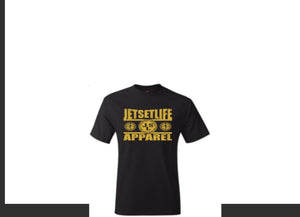 Jetsetlife Apparel Black & Gold
